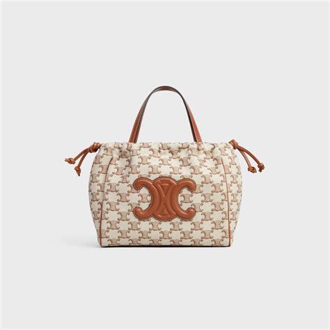 celine small cabas triomphe|TRIOMPHE CANVAS .